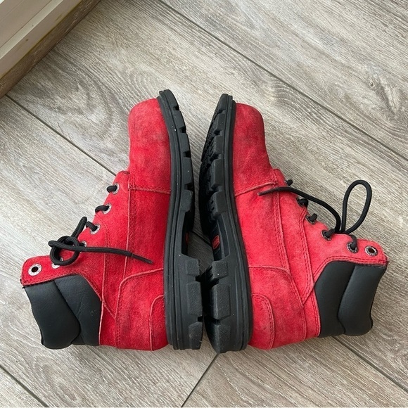 Wolverine Red Safety Protective Field Leather Workboots - Picture 6 of 15